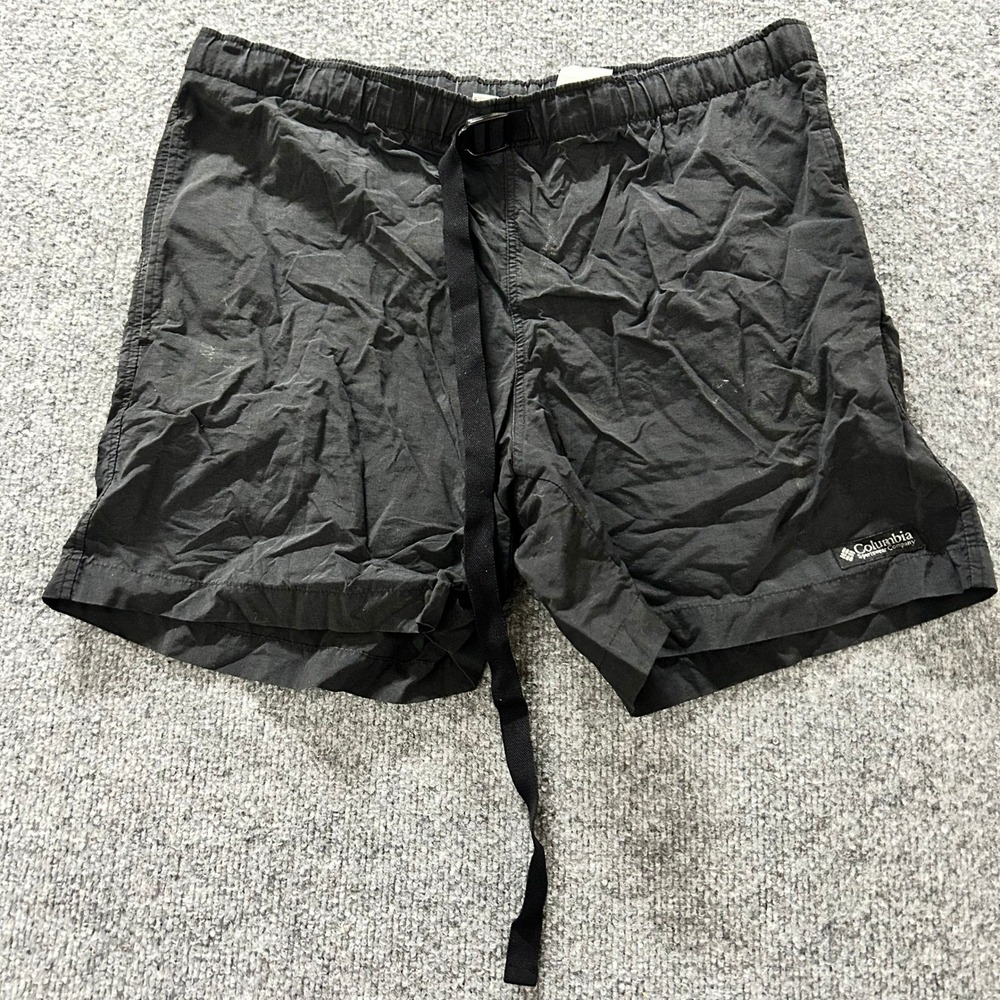 Columbia Shorts Womens Size S Black Nylon Hiking Belted Outdoor Casual XL4530